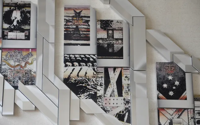 The art Wall - High Court of Australia.